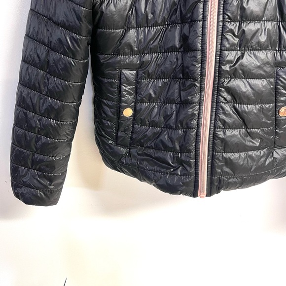 Michael Kors Girls’ Puffer Jacket with Faux Fur Lining size 10/12 - Picture 4 of 4